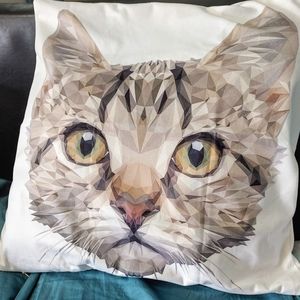 Cute Cat Decor Pillow